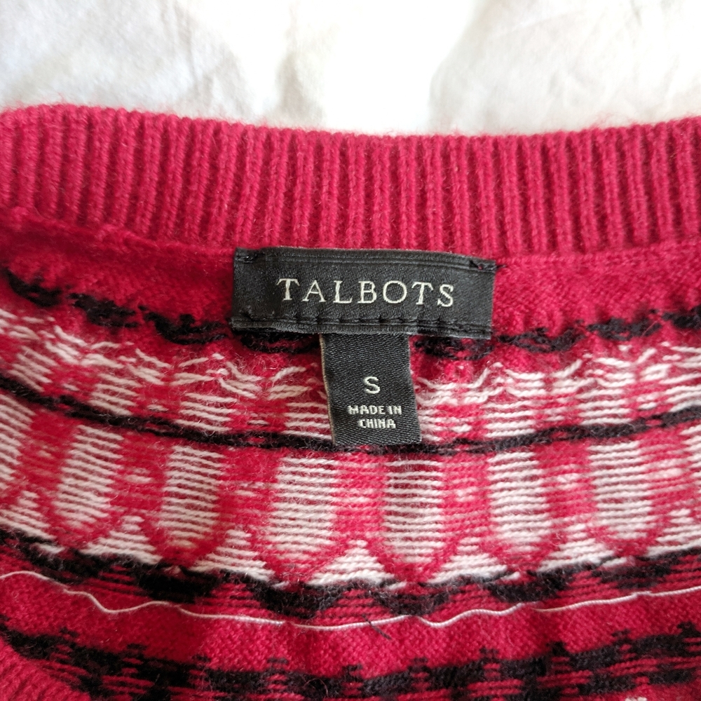 Talbot's Christmas sweater size S - Picture 3 of 7